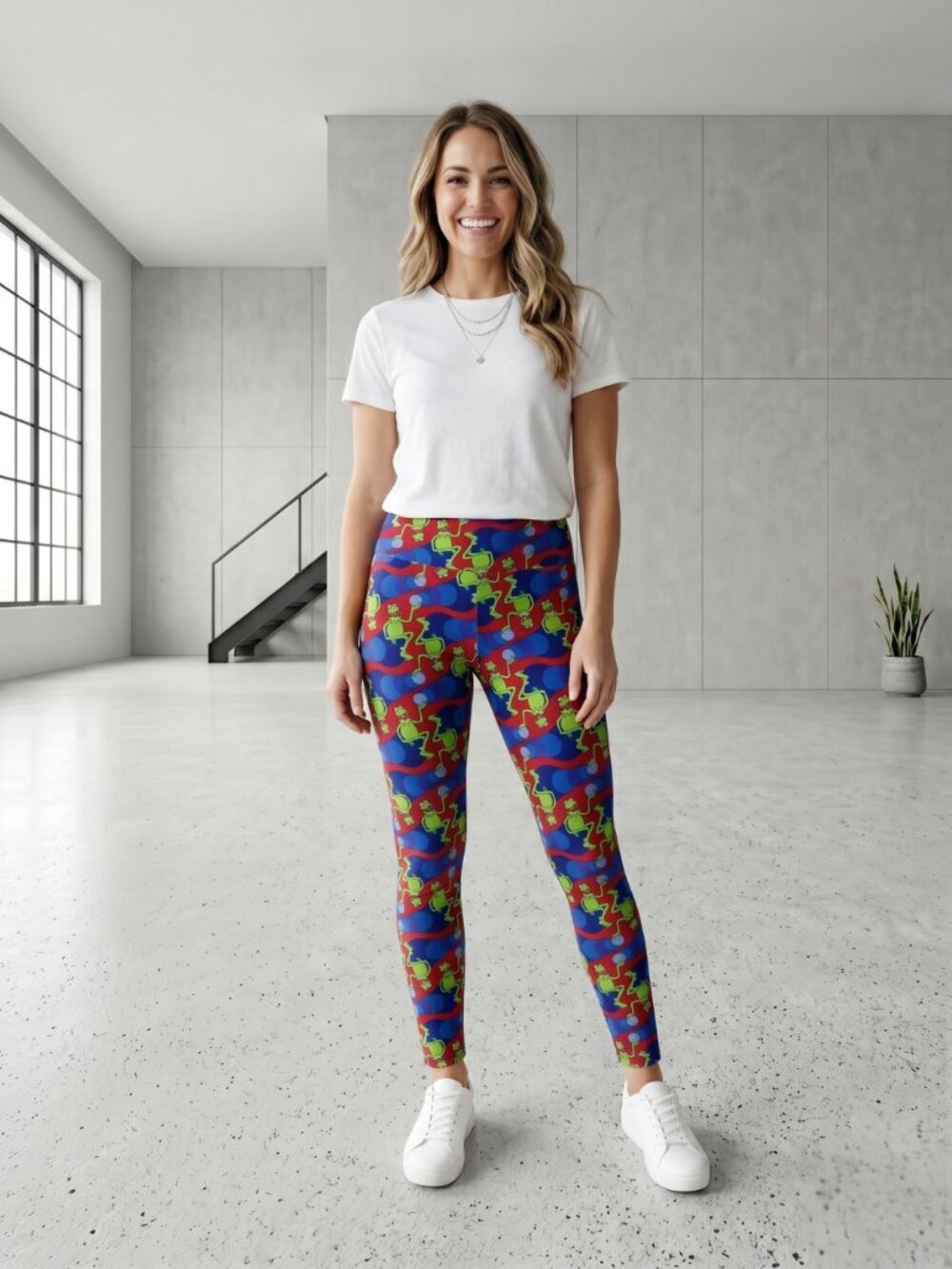 LuLaRoe OS Kermit The Frog Leggings Rare Muppets Disney OS